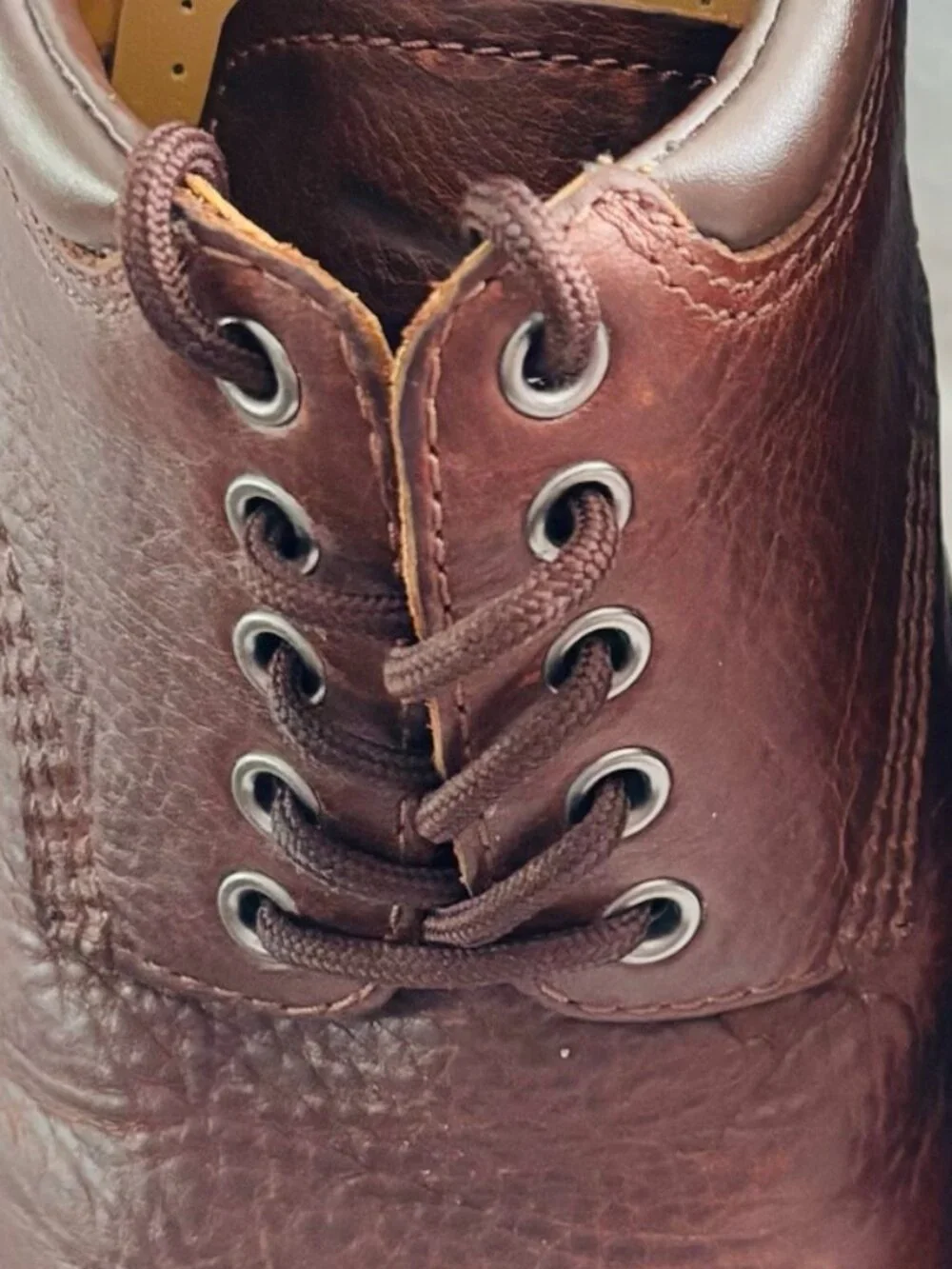Dr. Martens 1461 Brown Pebbled Leather Oxford Shoes Men's US 12 Made Vietnam